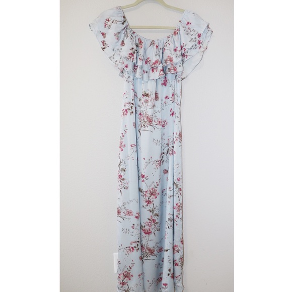 ZARA Floral Print Maxi Dress - Picture 9 of 12